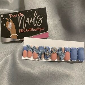 Denim Set Press-On Nails